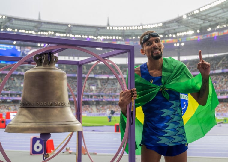  Júlio Agripino dos Santos conquistou a medalha de ouro, além do recorde mundial