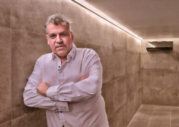 Edson Dutra, idealizador da Santa Mônica, em foto de 2020