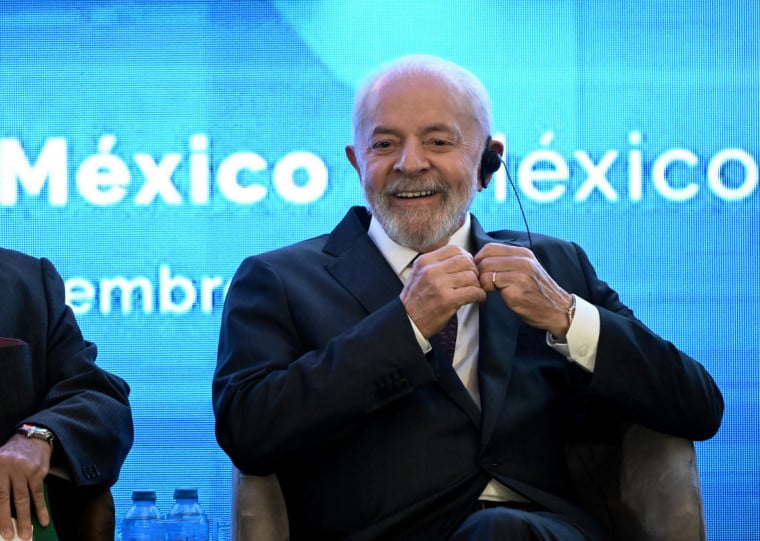 Presidente Lula cumpria agenda no México