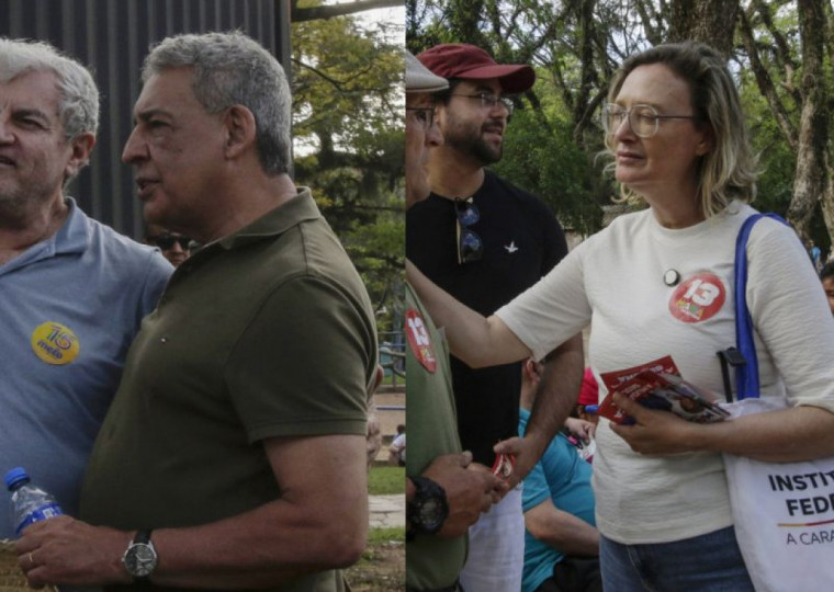 Postulantes ao Paço Municipal aproveitaram dias de sol para percorrer bairros e parques