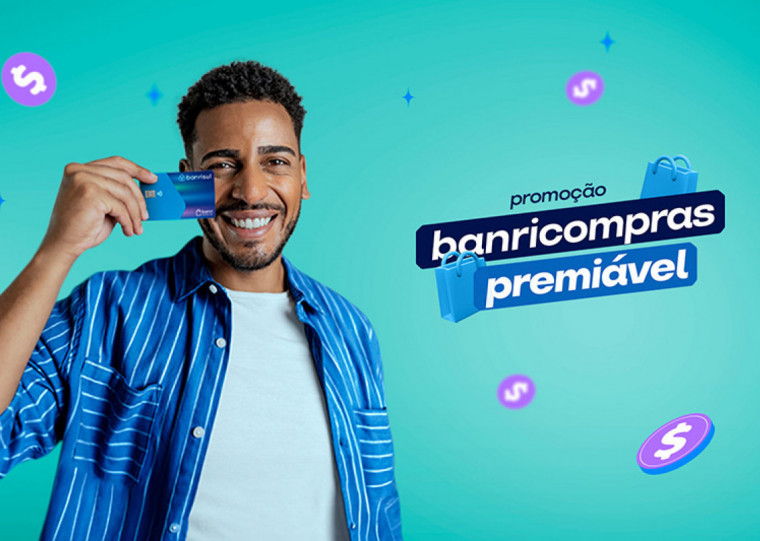 Para participar da promoção, é só utilizar o Banricompras em compras a partir de R$ 100,00