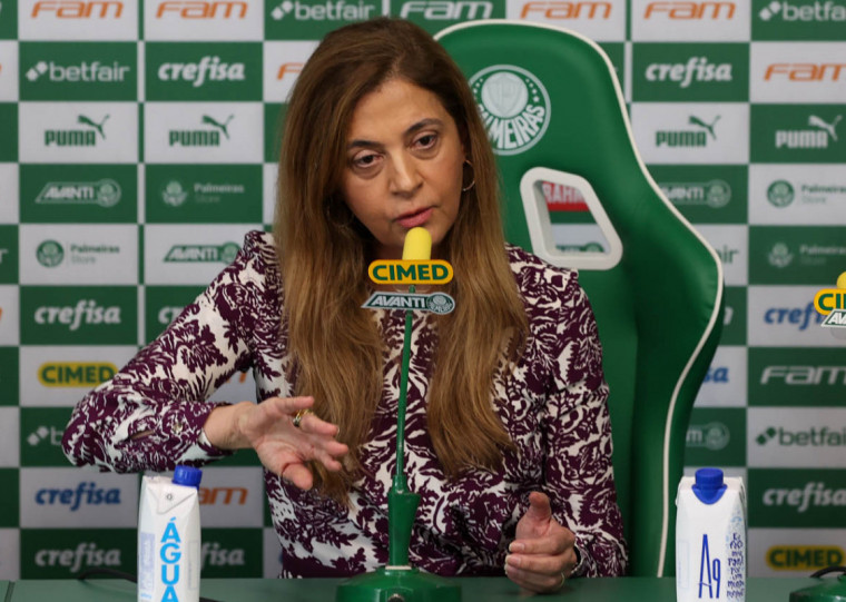 Leila é favorita a ser reeleita para comandar o Palmeiras por mais três anos