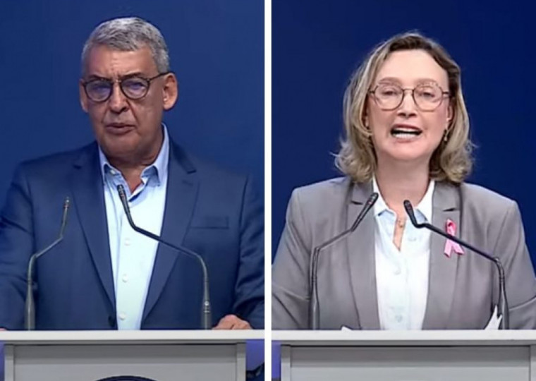 Band realizou o primeiro debate na televisão neste 2º turno entre Sebastião Melo e Maria do Rosário