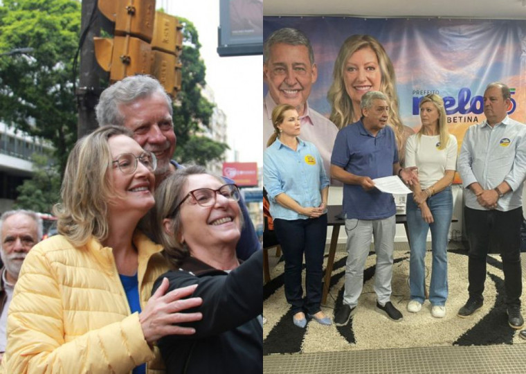 Maria do Rosário se encontrou com eleitores no Centro, enquanto Sebastião Melo se reuniu com prefeitos que apoiam sua candidatura