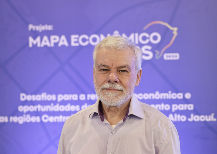 Julio Kirchhof, vice-presidente da Fiergs, durante painel do Mapa Econômico do RS em Santa Maria