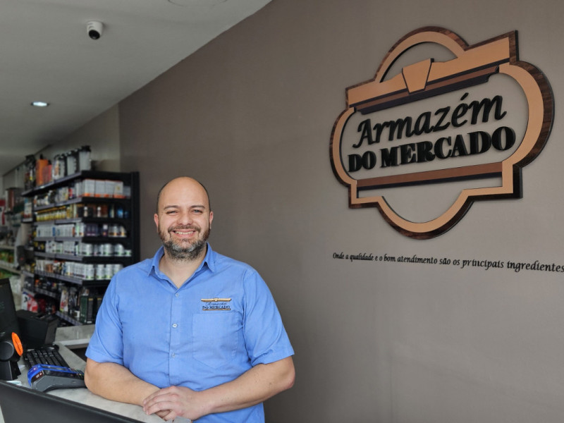 Comandado por Marcelo Cavichioli, o Armazém do Mercado, tradicional loja do Mercado Público, abriu uma nova unidade na avenida Assis Brasil Foto: ISADORA JACOBY/ESPECIAL/JC