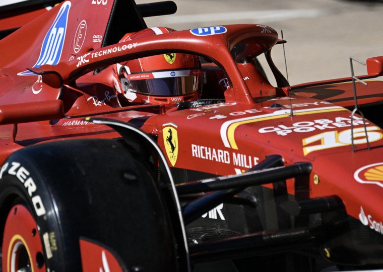 Charles Leclerc ficou no topo do pódio no GP dos Estados Unidos, disputado no Texas neste domingo (20)