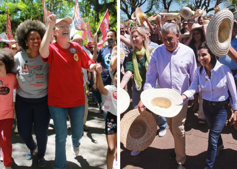 Domingo ensolarado favoreceu agendas de campanha de Maria do Rosário e Sebastião Melo em parques da cidade