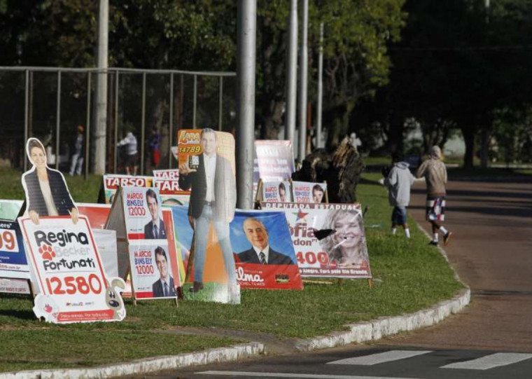 Propaganda eleitoral em Porto Alegre em 2014