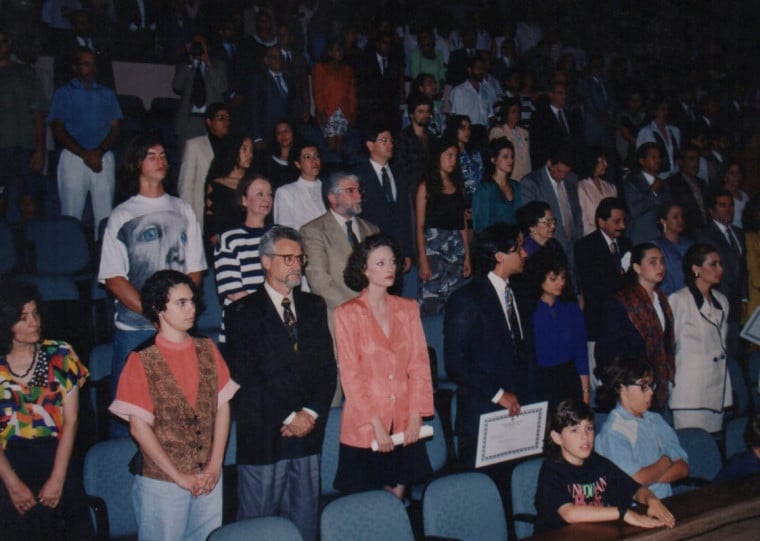 Maria do Rosário em cerimônia de diplomação como vereadora, em 1992 | Maria do Rosário/Arquivo Pessoal/JC