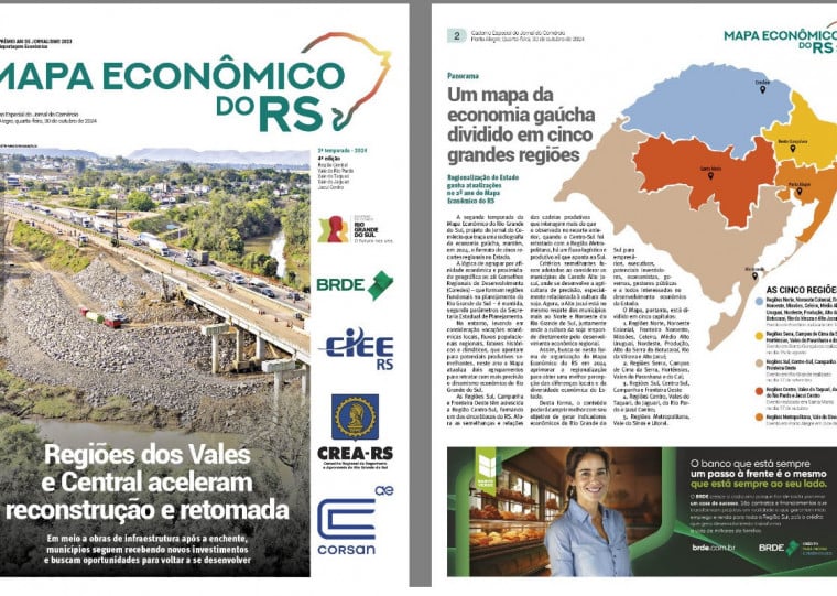 Edição do Mapa Econômico da Região Central circulou nesta quarta-feira