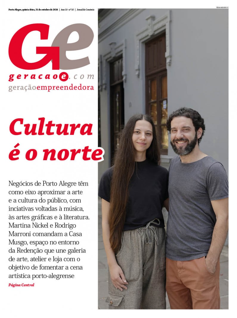 Confira a capa do GeraçãoE desta quinta-feira, 31 de outubro  Foto: REPRODUÇÃO/JC