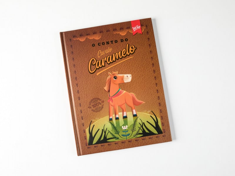 Livro do conto Cavalo Caramelo, dos autores Luciano Serpa Hammes e William Carlos Locatelli Foto: WETOYS/REPRODU&Ccedil;&Atilde;O/JC