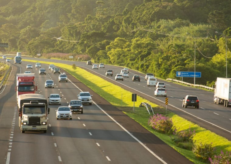 Na Freeway, mais de 12 mil carros já passaram nesta quinta-feira em direção a Porto Alegre 