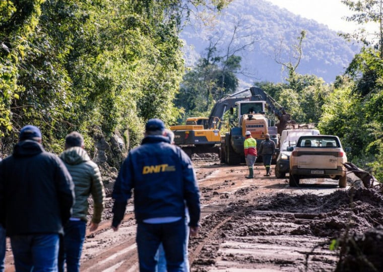 Em 2024, governo federal investiu R$ 2,9 bilhões para estradas e rodovias no RS