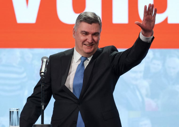 As pesquisas disseram que Milanovic ganhou quase 78% dos votos