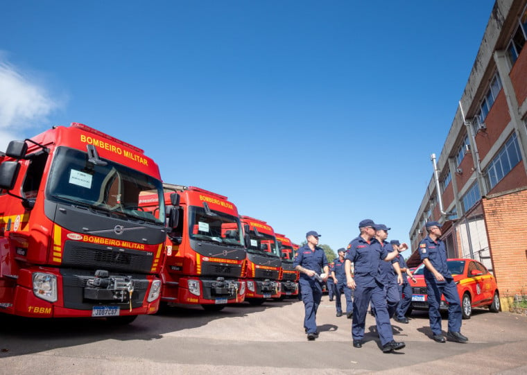 Viaturas entregues ao Corpo de Bombeiros em dezembro representam parte das realizações com investimentos feitos em 2024