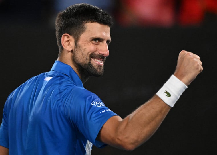 O sérvio se tornou o tenista com o maior número de partidas de Grand Slam na história, com 430