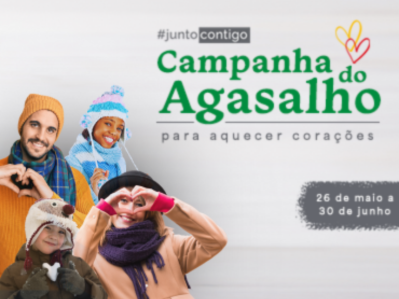 As comarcadas recebem doações para a Campanha do agasalho entre 26 de maio e 30 de junho, no Rio Grande do Sul