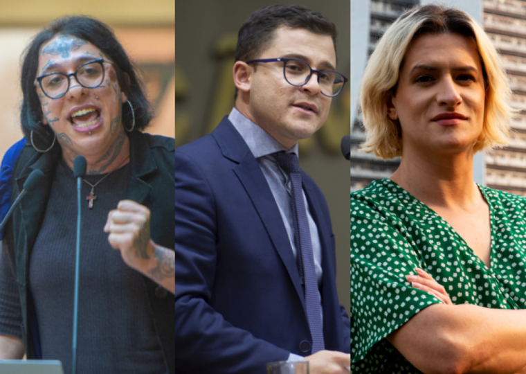 Giovani Culau e Coletivo (PCdoB), Atena Roveda (PSOL) e Natasha Ferreira (PT) fortalecem bancada de esquerda