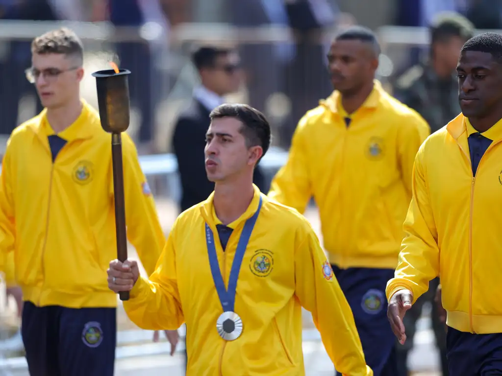 Caio Bonfim foi um dos atletas que participou do desfile | Fabio Rodrigues Pozzebom/Agência Brasil/JC